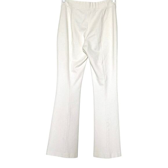 Rosetta Getty Pull-On Cropped Flare Pants Womens Size XS in Cream - Picture 6 of 12